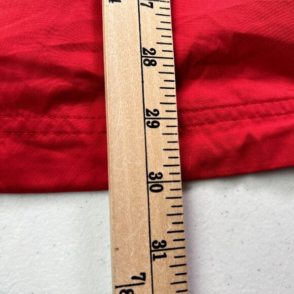 Adidas Golf 1/4 Zip Windbreaker Mens Large Climaproof Red Vented Track - Picture 8 of 10